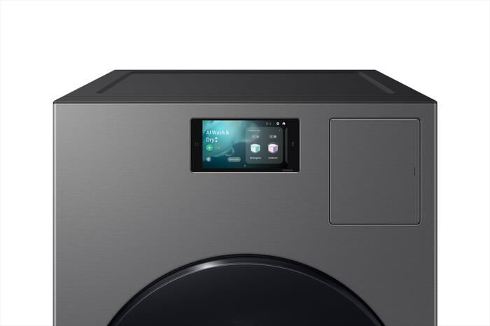 SAMSUNG - Lavasciuga WD18DB8995BZT2 18/11 Kg Classe A-Dark Silver Steel -oblò Nero