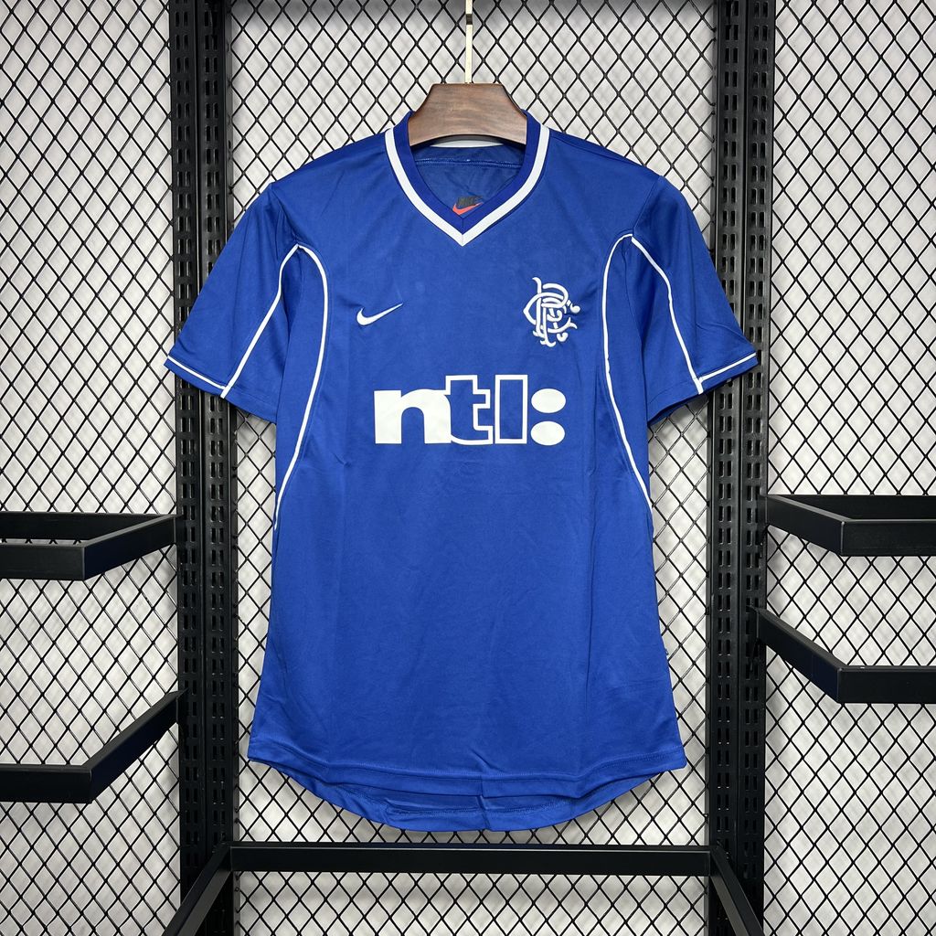 Retro Glasgow Rangers 1999-01 Home Stadium Jersey