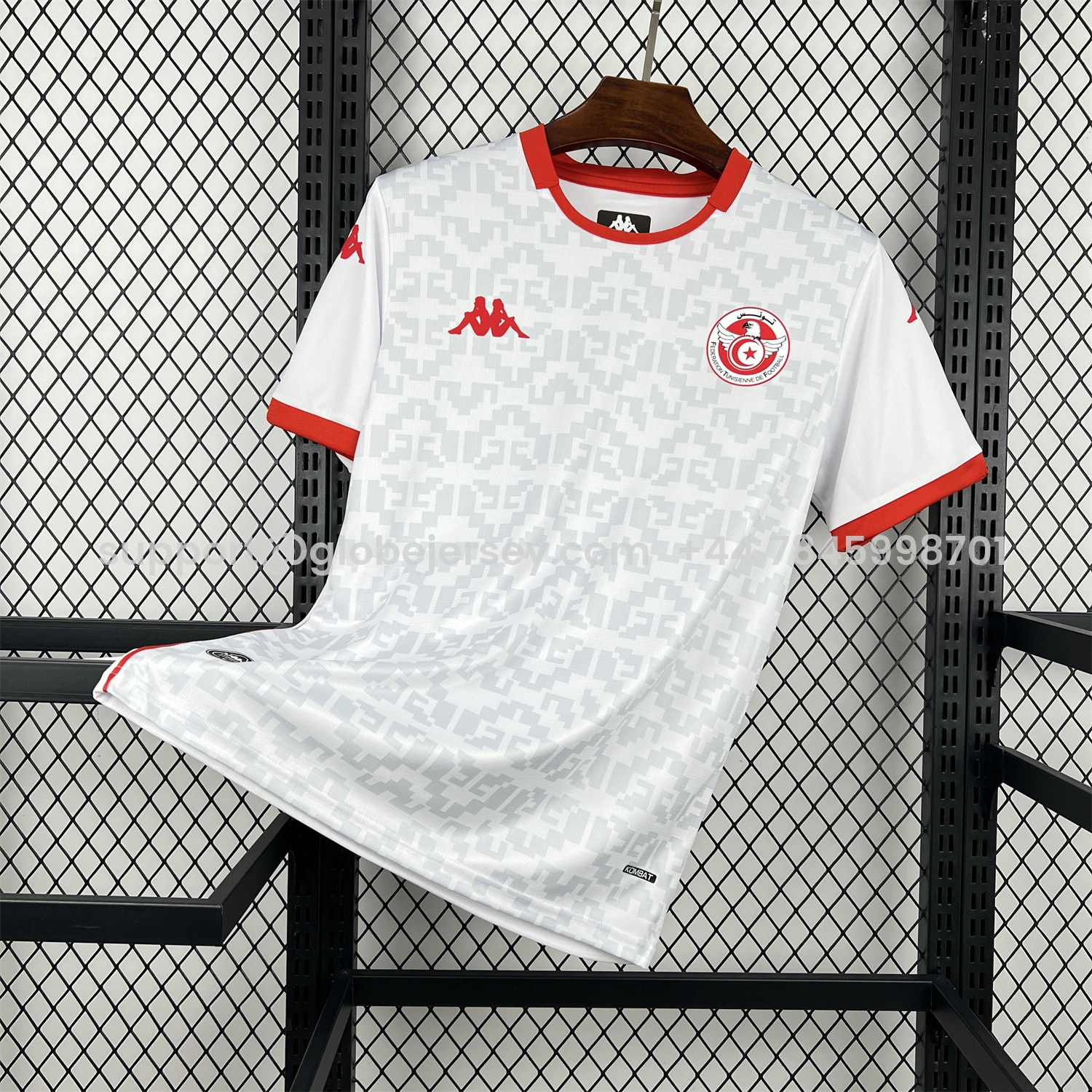 Tunisia 2026 Away White Jersey - Fans Version