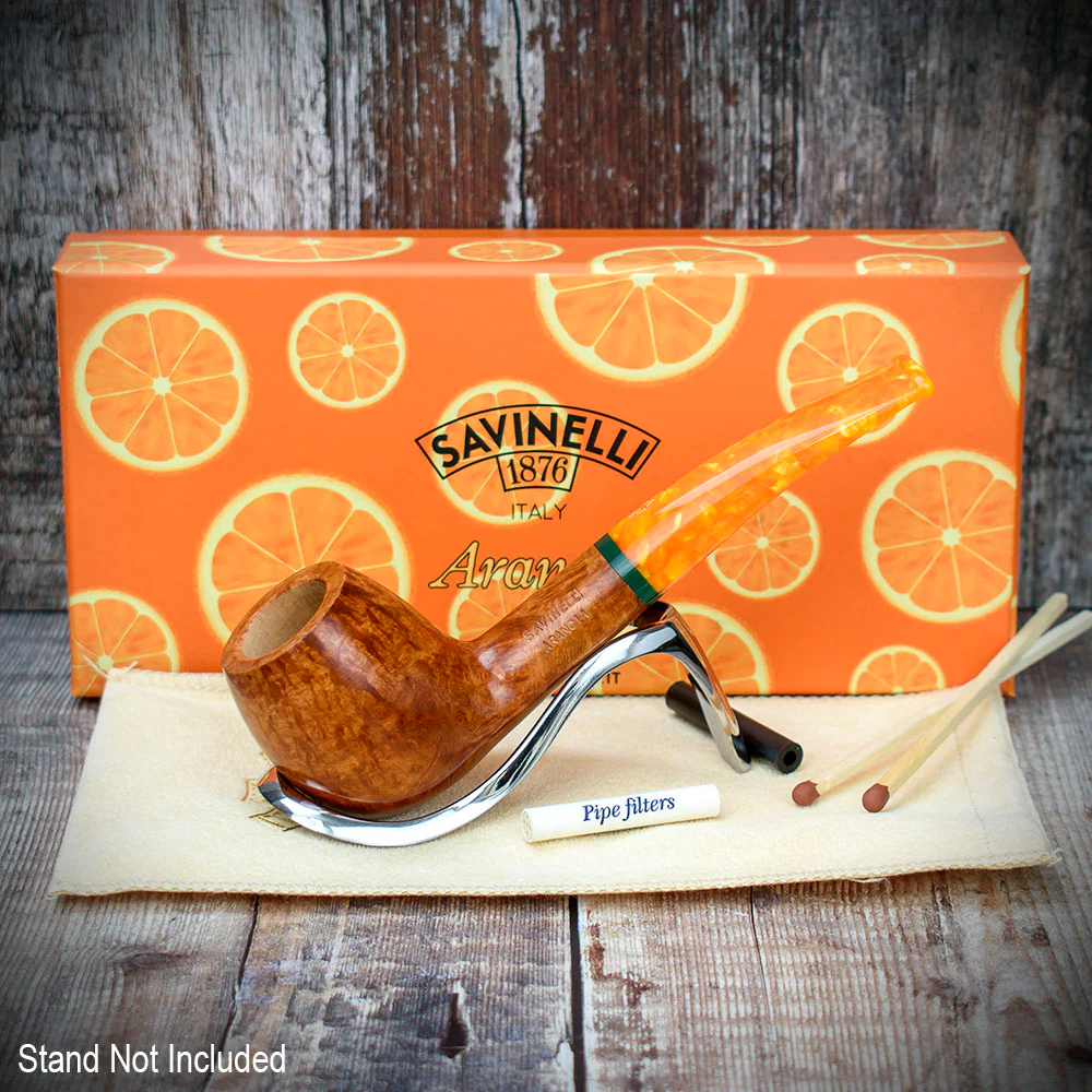 Savinelli Arancia Smooth Brown 173 - 6mm Briar Pipe