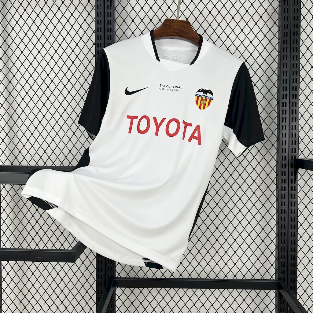 Retro Valencia 2003-04 UEFA Cup Final Home Jersey