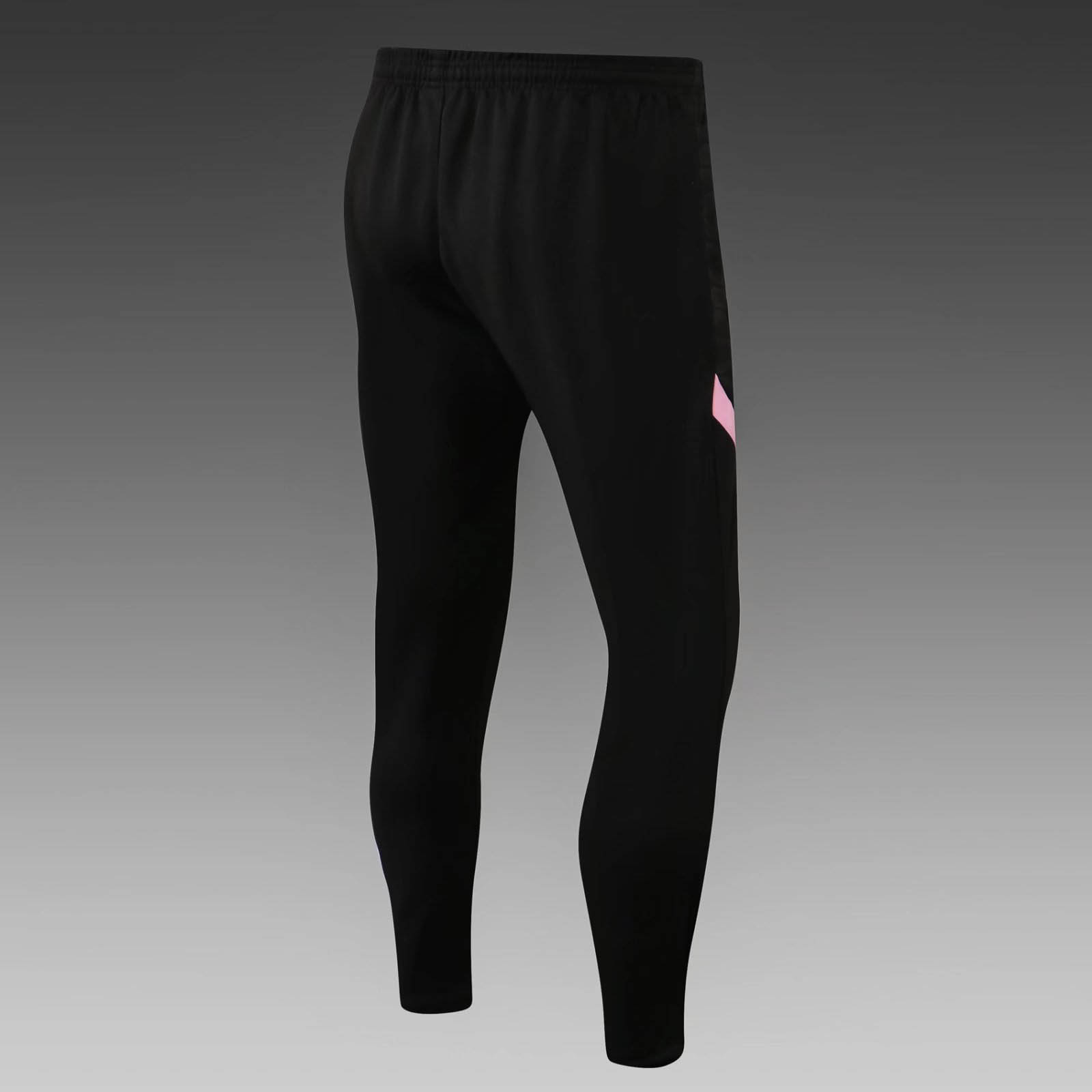 2021/2022 Psg Paris Saint-Germain Half-Pull Training Suit Black Pink Sleeves