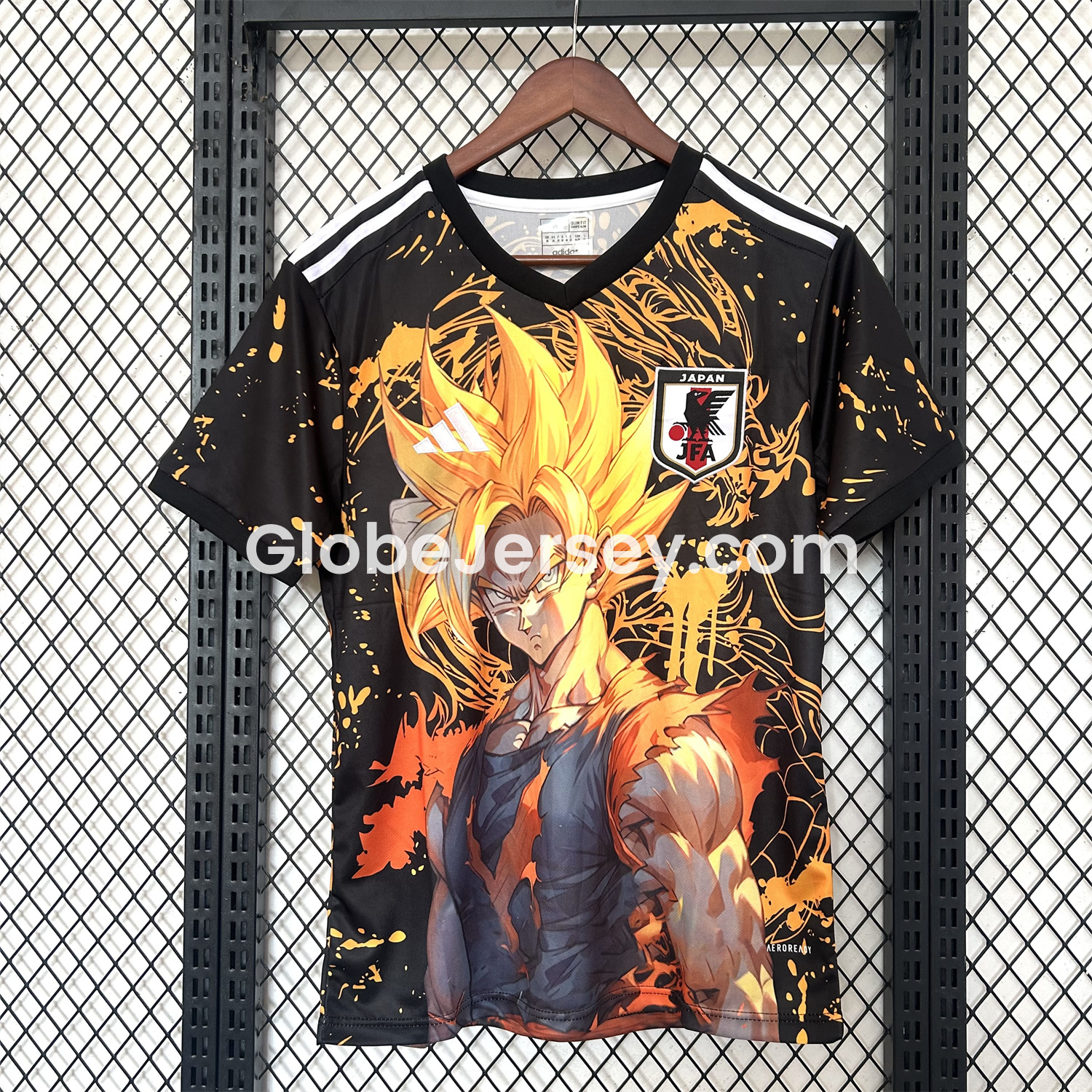 Japan 25-26 Half-length Of Blond Son Goku Special Edition Jersey - Fans Version