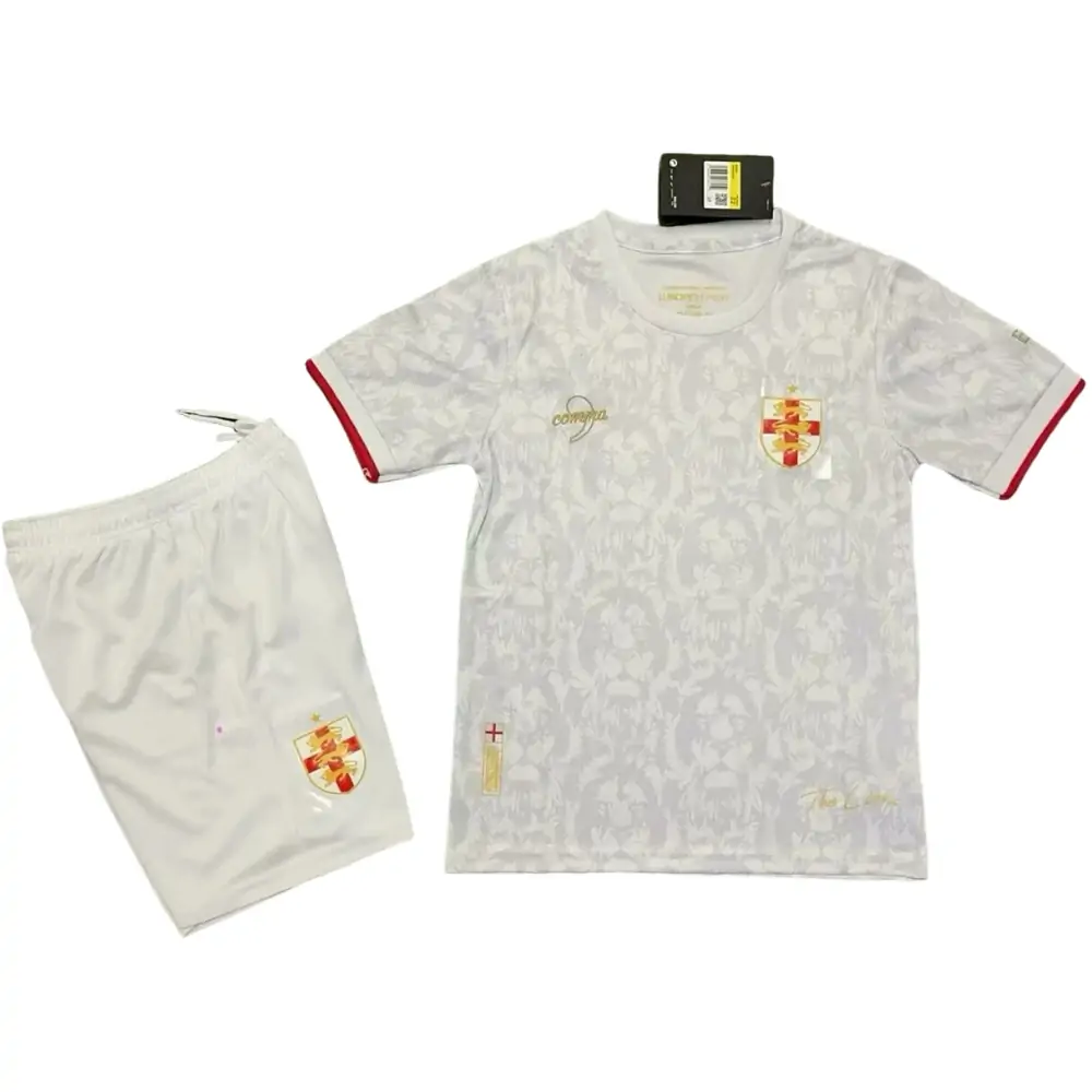 2025-26-England Special Edition White-Jersey-Children's Kit