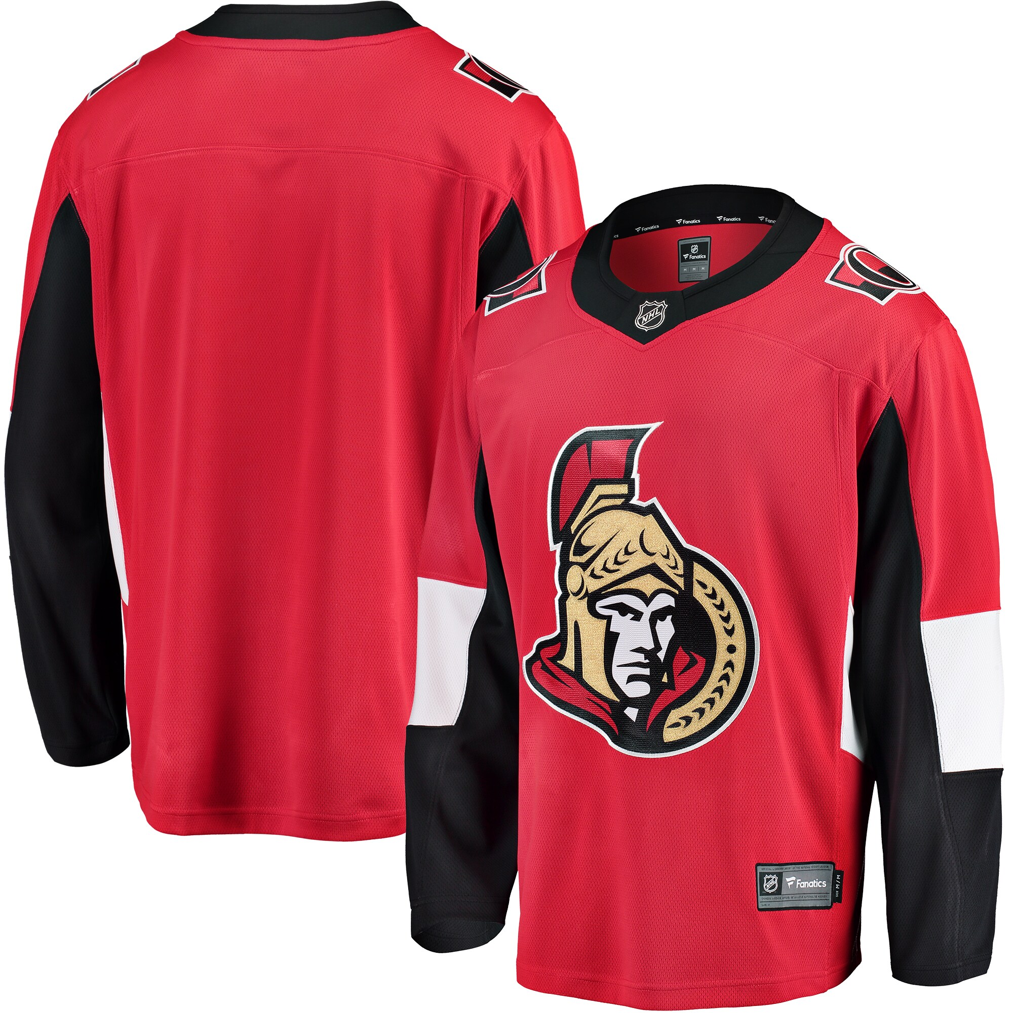 Ottawa Senators Fanatics Breakaway Home Jersey – Red
