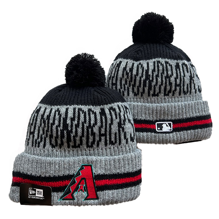 ARIZONA DIAMONDBACKS Repeat Cuffed Knit Hat with Pom