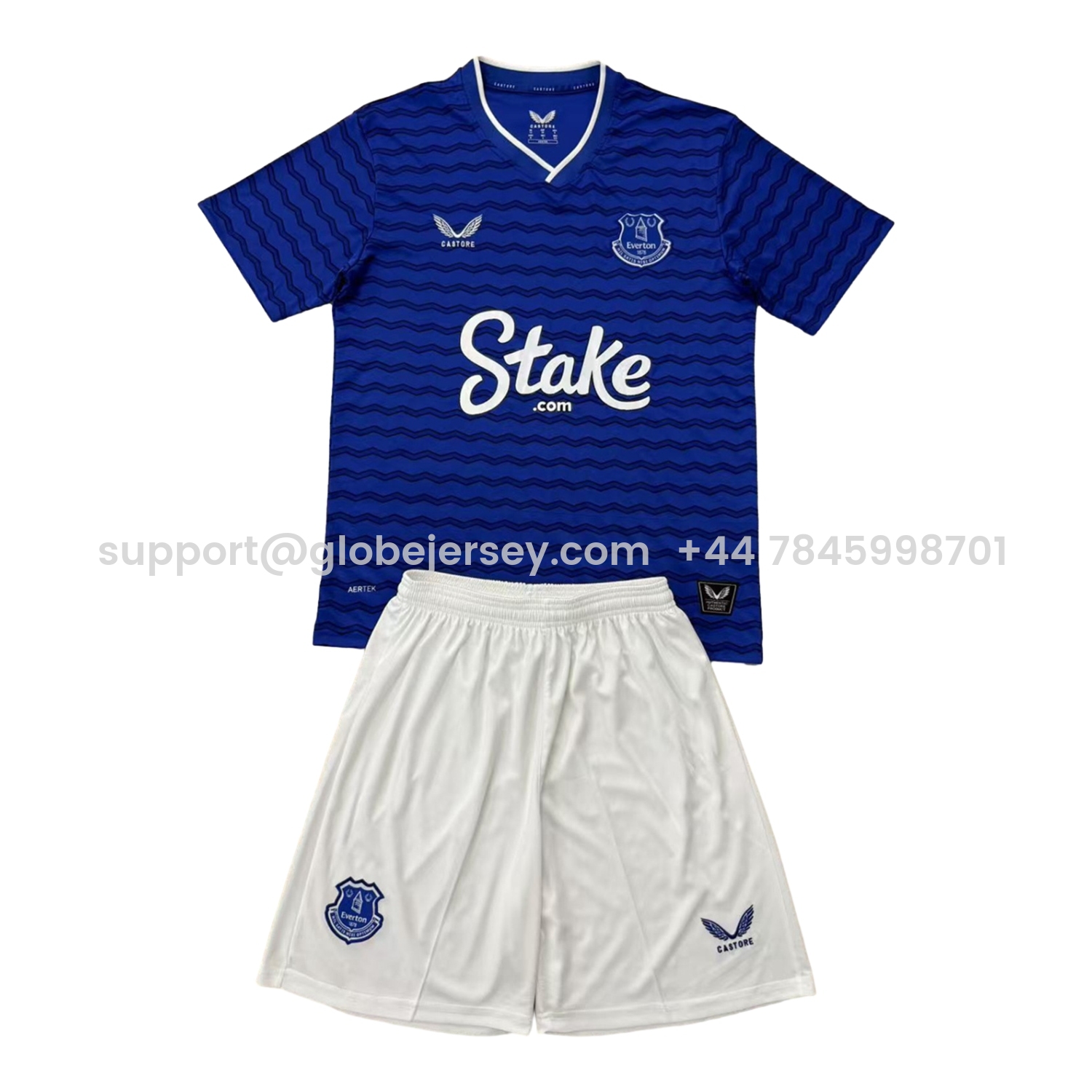 Everton 25-26 Home Men's Adult Jersey Set - Fans Version
