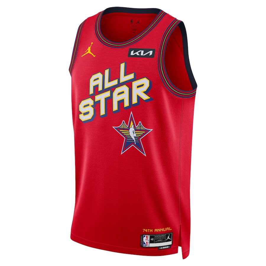 Unisex Giannis Antetokounmpo Brand Red 2025 NBA All-Star Game Swingman Jersey