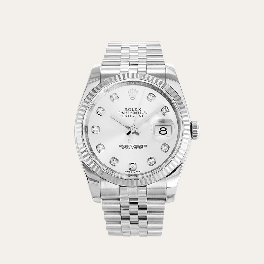 Rolex Datejust 36mm White Dial 116234