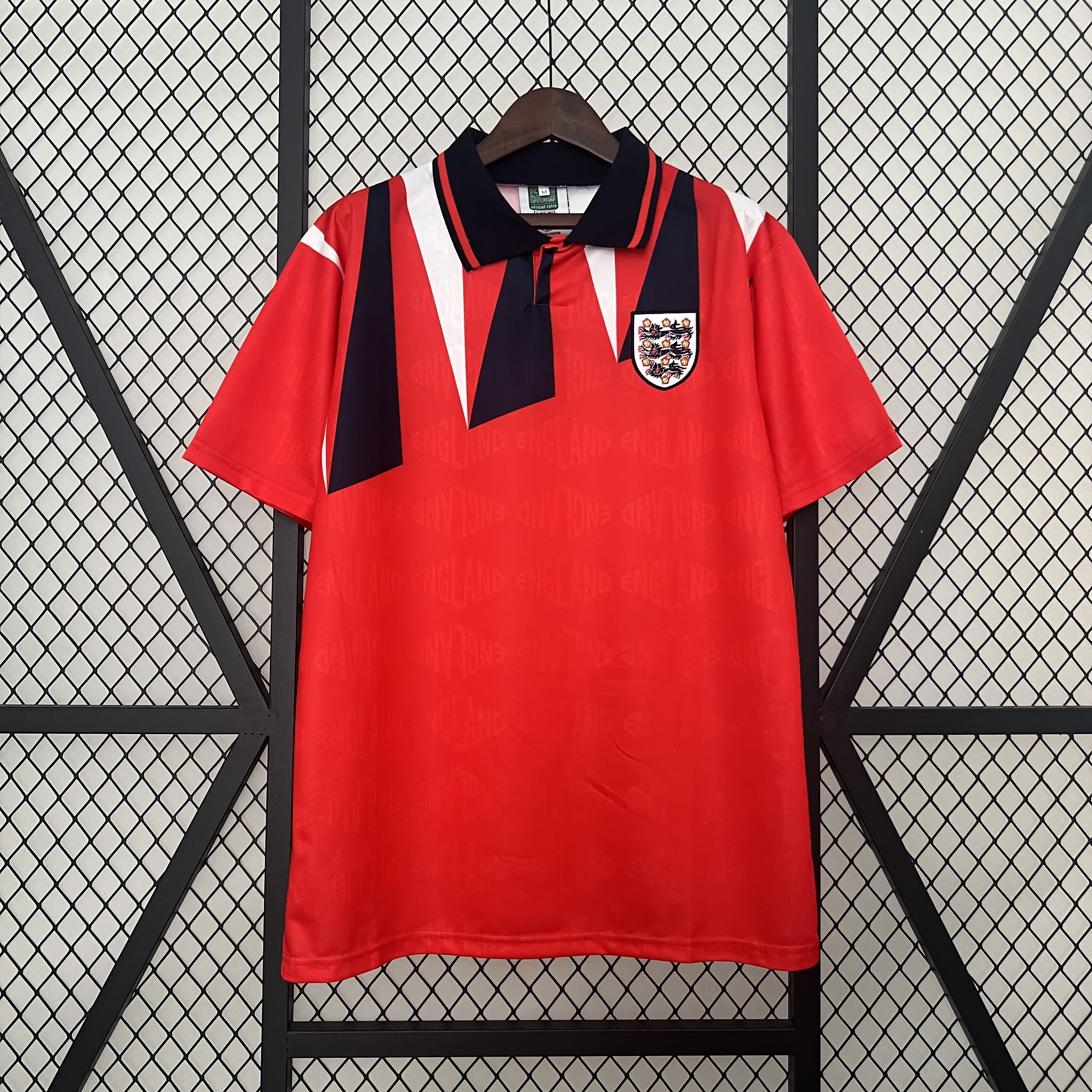 Retro England 1992 Away Jersey - Fans Version