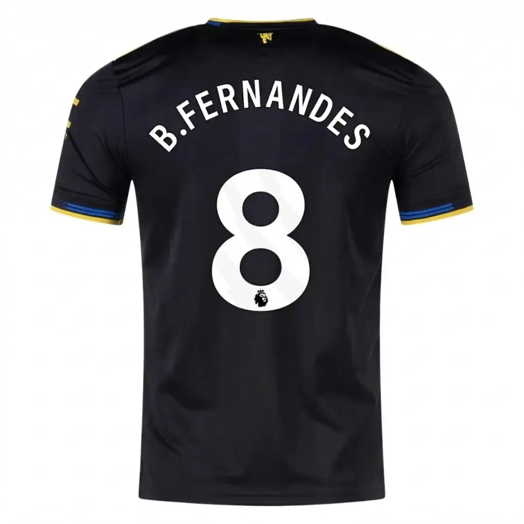 B.FERNANDES #8 Manchester United Third Away Soccer Jersey 2025/26