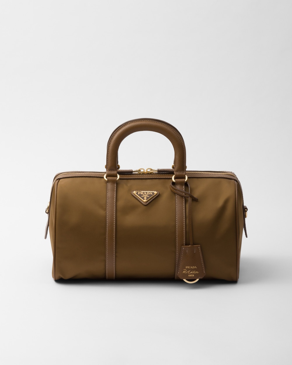 Re-Edition 1978 Medium Re-Nylon and Saffiano Leather Top-Handle Bag