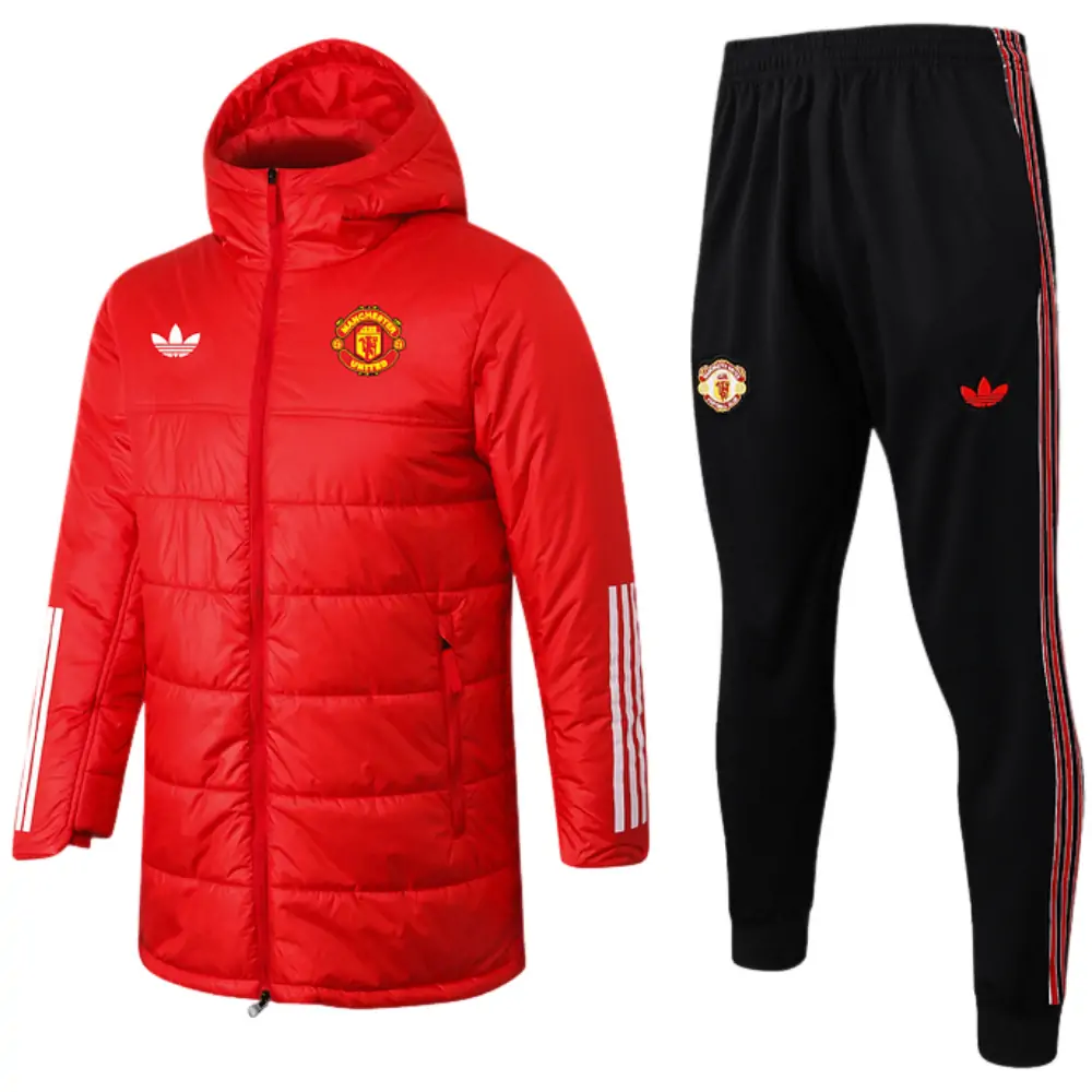 2025-26 Manchester United Winter Suit Cotton-padded Jacket - Adult Set