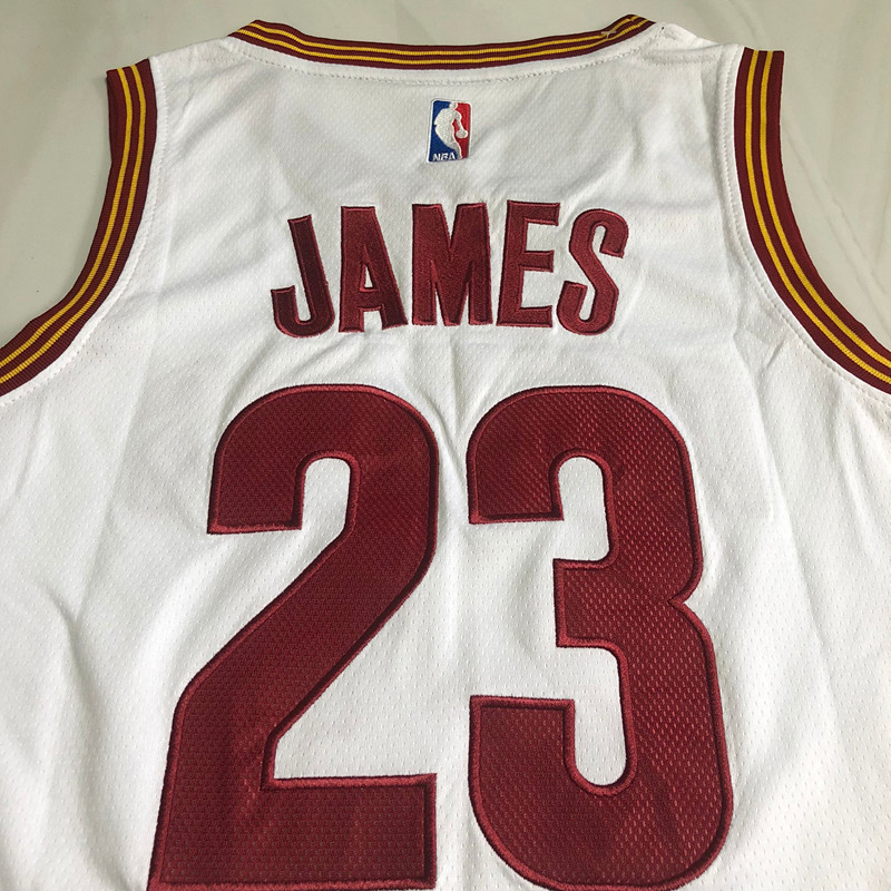 Cleveland Cavaliers LeBron James 23 White MN