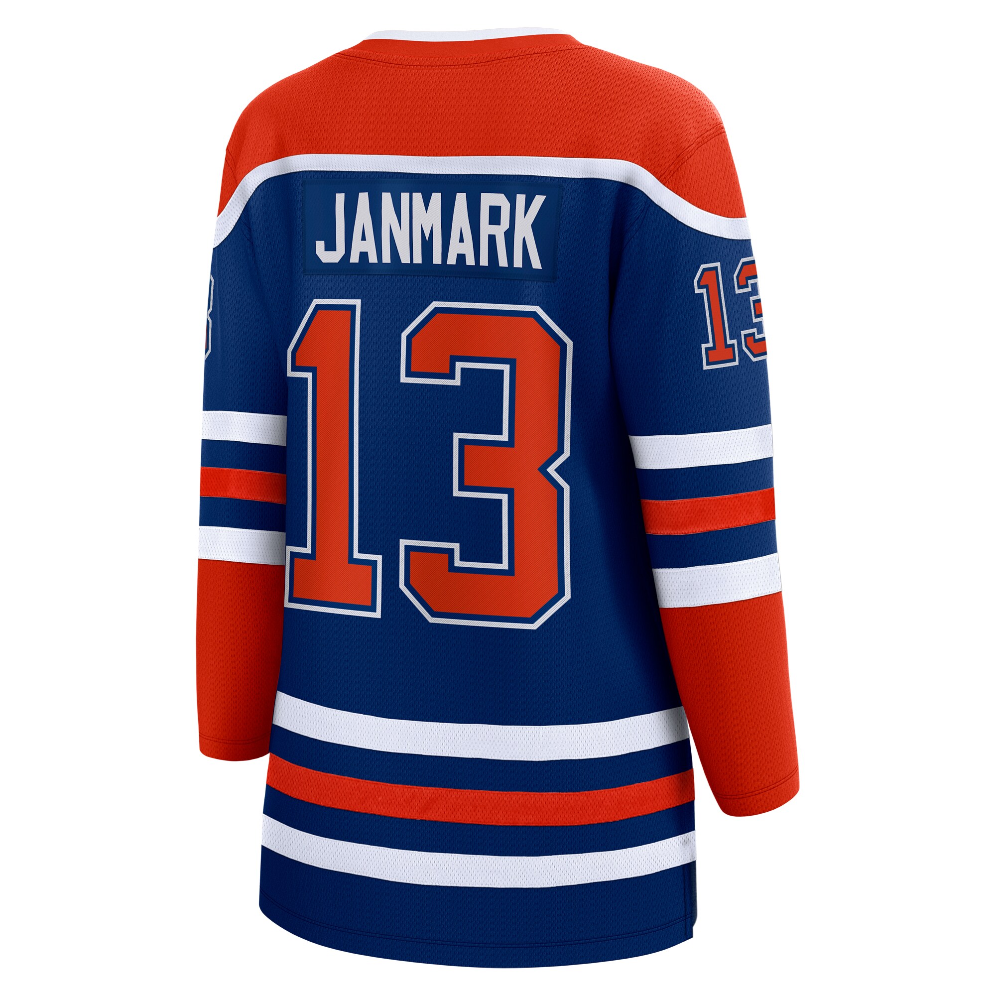 Mattias Janmark Edmonton Oilers Fanatics Women’s Home Breakaway   Jersey – Royal