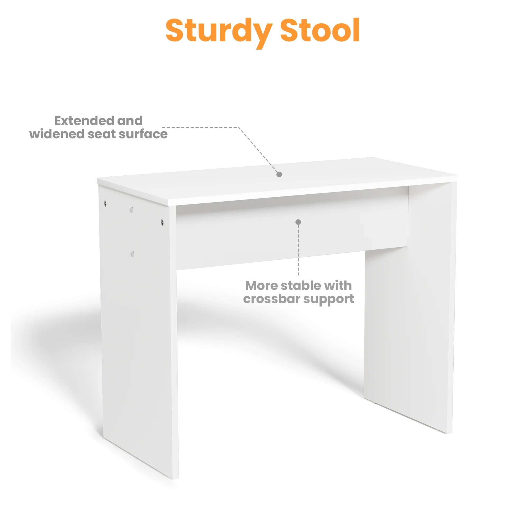 Resenkos Vanity Desk Set with Mirror and Lights for Makeup, 5 Drawers Storage Dresser for Bedroom, White