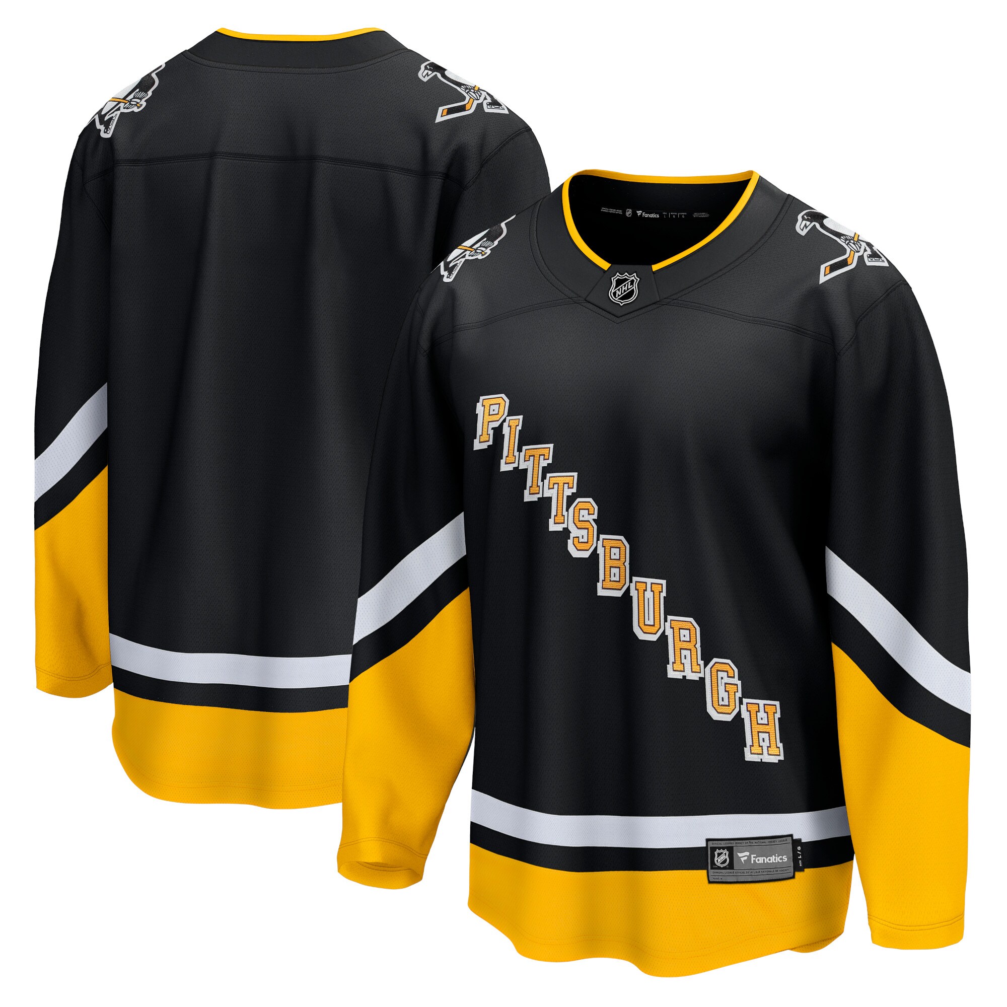 Pittsburgh Penguins Fanatics Alternate Premier Breakaway Jersey – Black