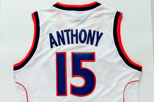NCAA Anthony University Edition No. 15 White Jersey