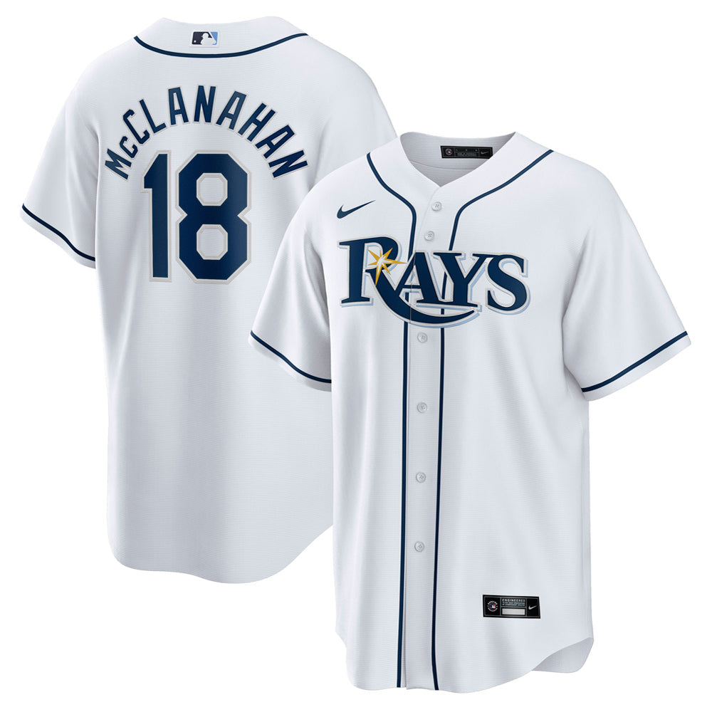 Men's Tampa Bay Rays Shane McClanahan Home Player Jersey - White