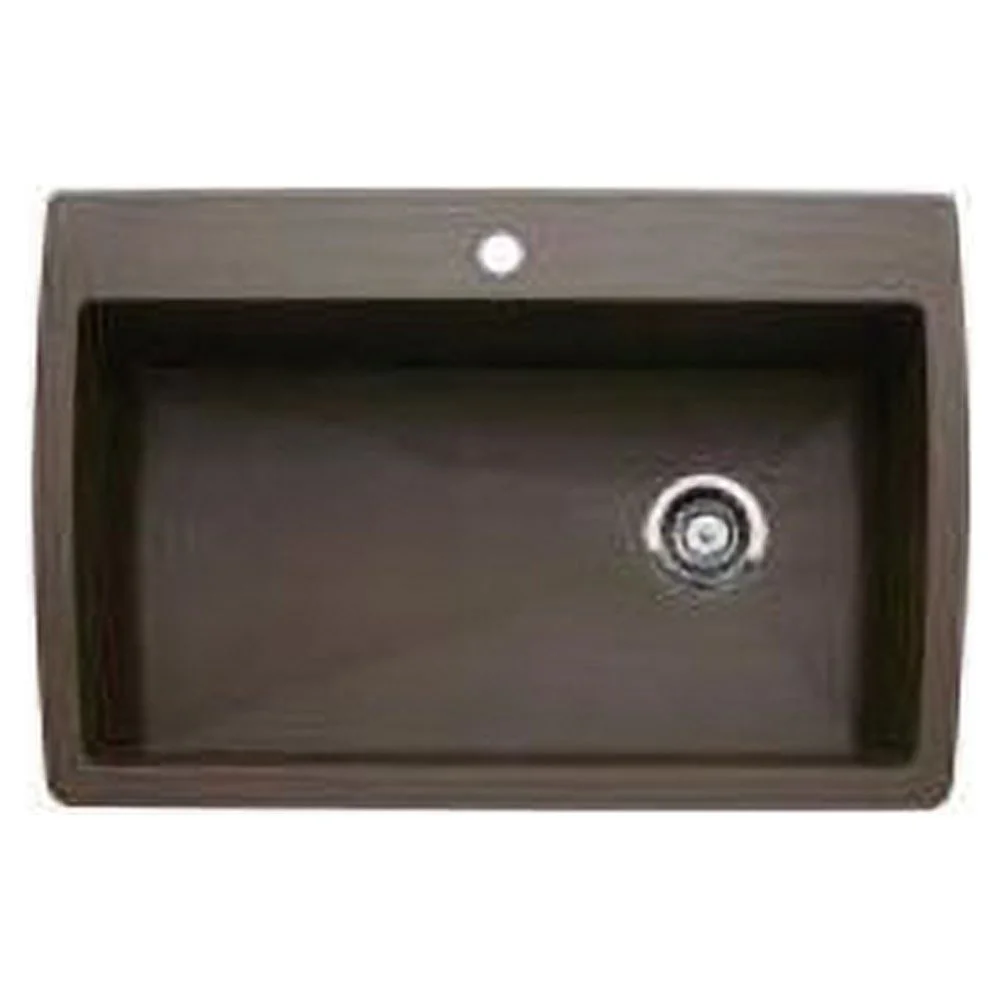 BLANCO DIAMOND Cafe Brown Non-Porous Composite Single Bowl Sink