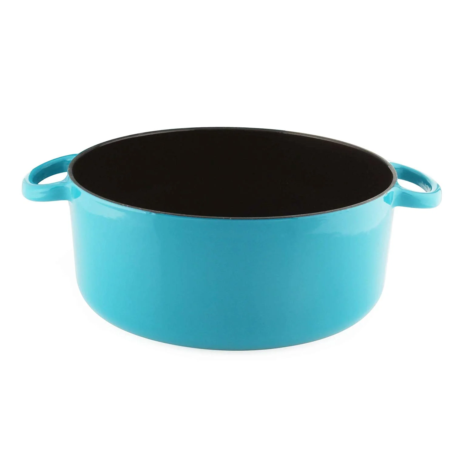Chantal TC32-260BA Round Cast Iron Enamel Dutch Oven (Sea Blue)
