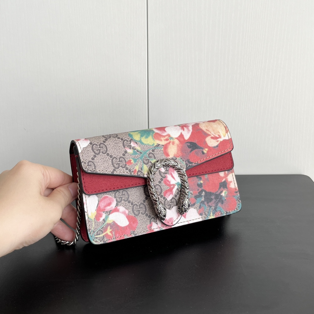 Gucci Dionysus Blooms Print Super Mini Bag