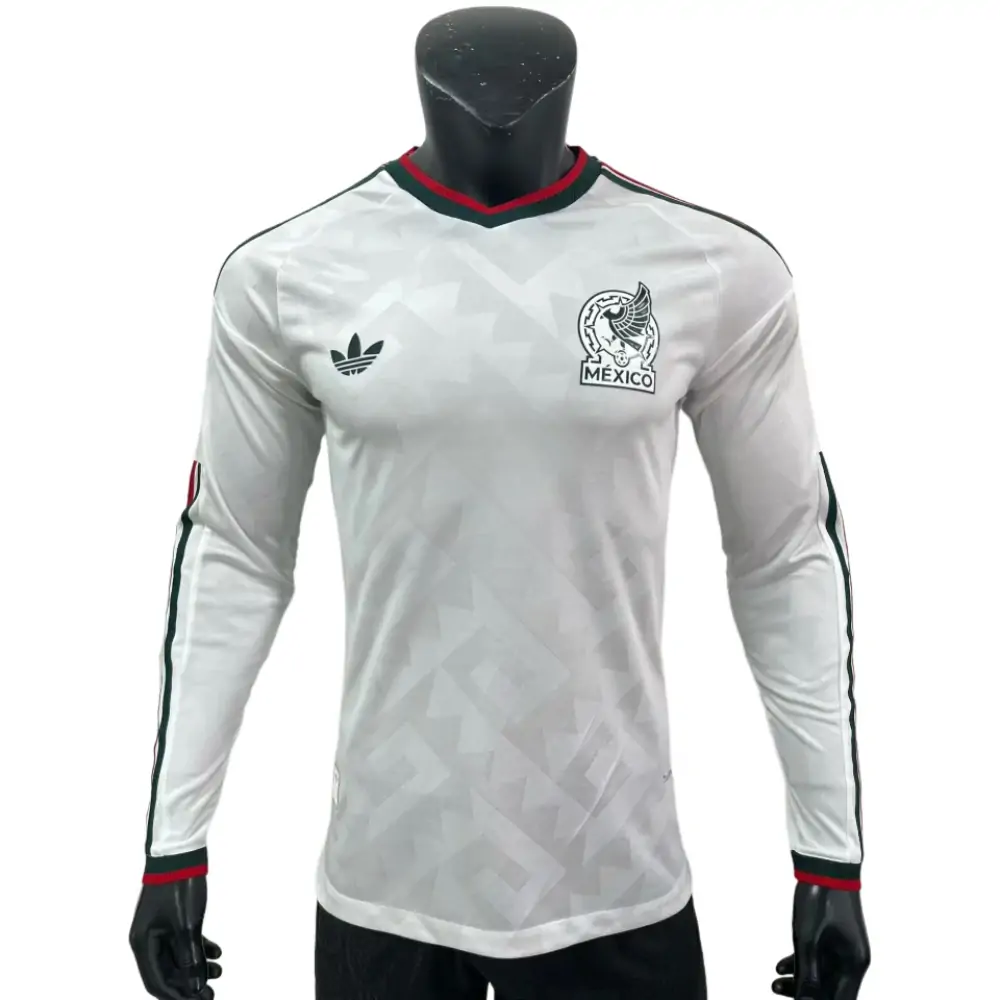 2026 World Cup Mexico Away Long Sleeve Jersey - Player Version