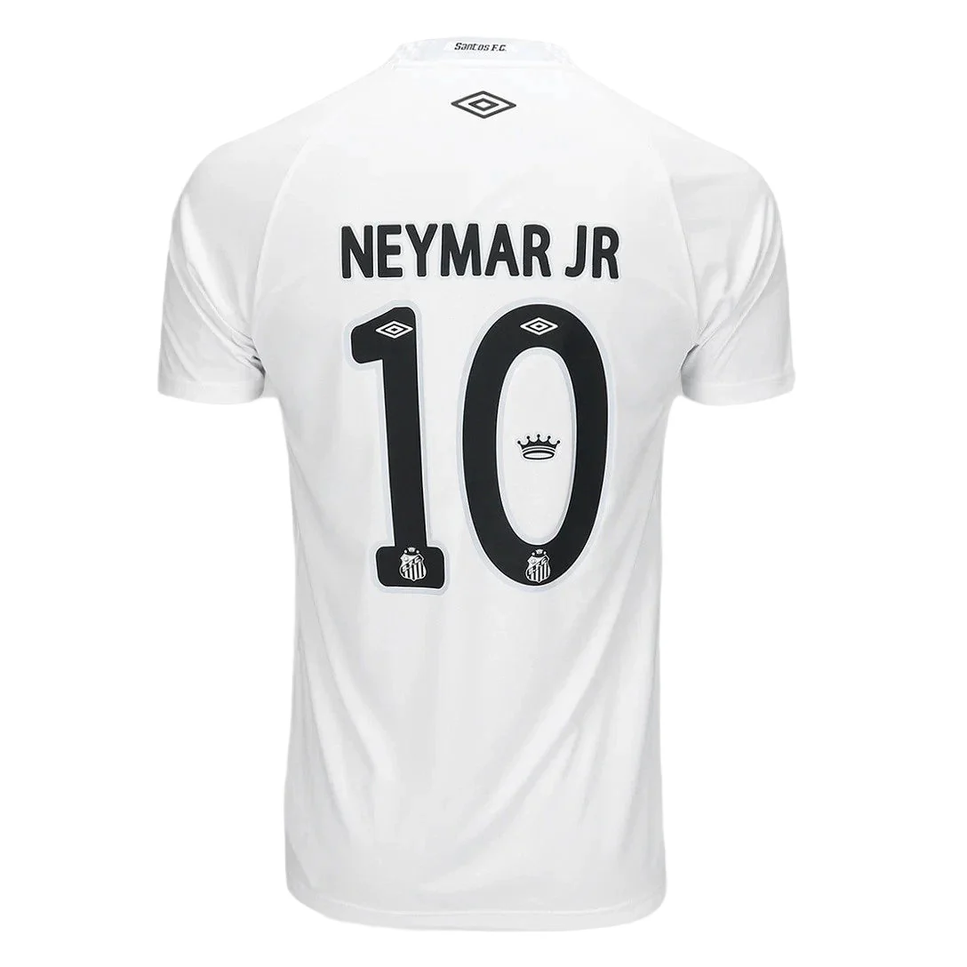 Umbro Neymar Jr Men's Santos FC 25/26 Home Jersey (White)