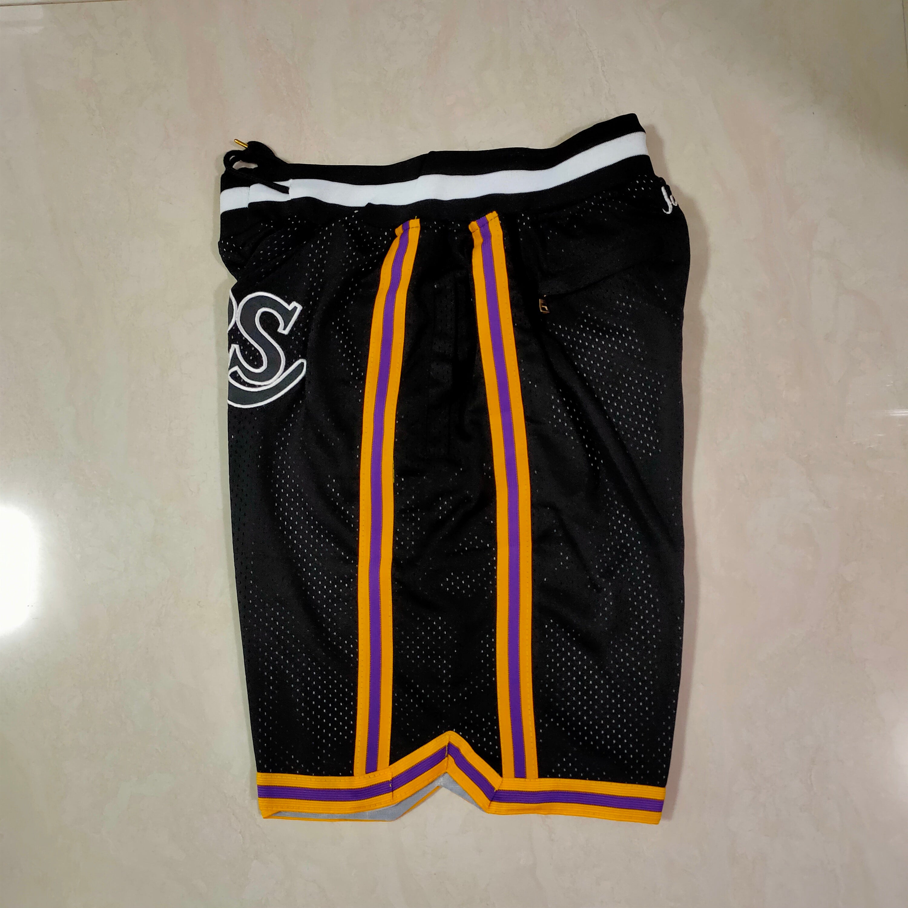 Los Angeles Lakers MVP black pocket pants