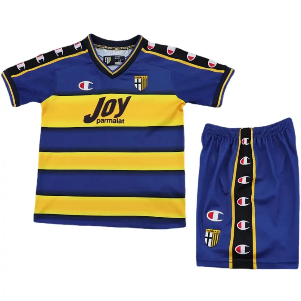 2001-02 Parma Home Retro Children's Jersey Set - Fans Edition
