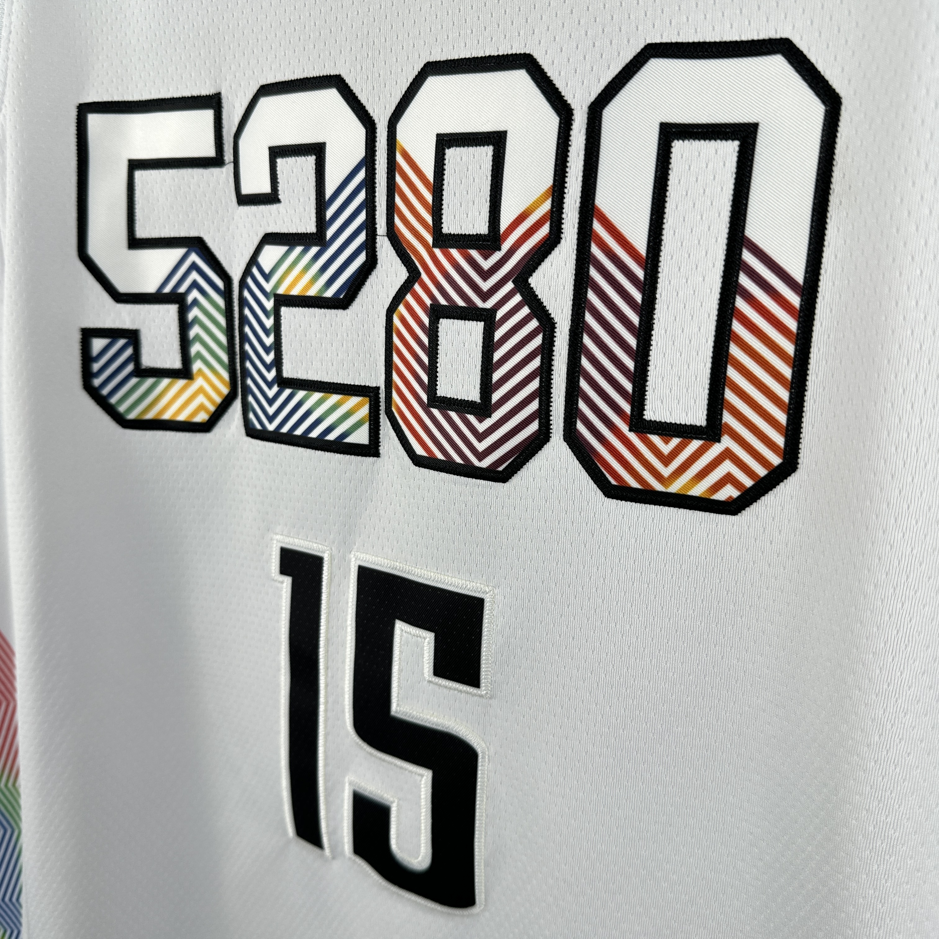 Embroidery 25th season Nuggets City Edition No. 15 Jokic