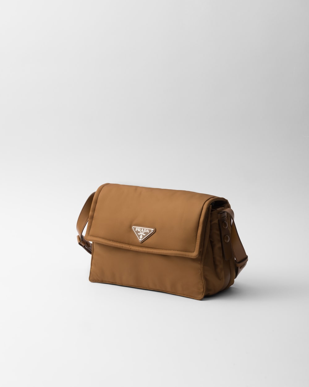 Medium Padded Re-Nylon Shoulder Bag