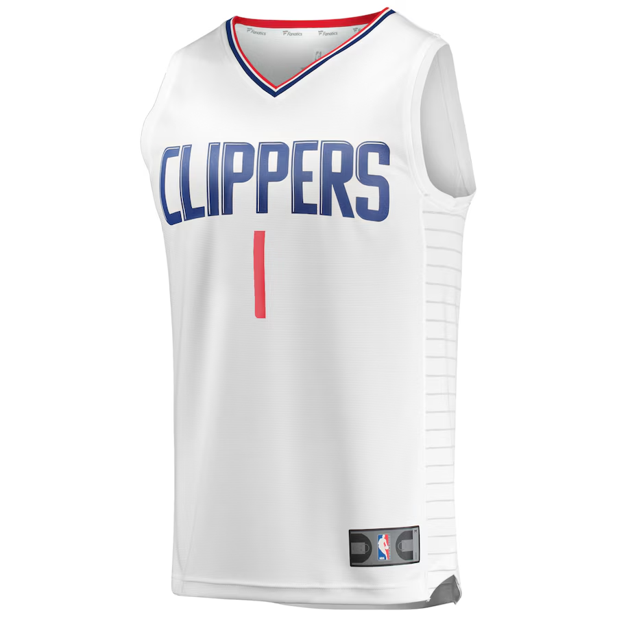 LA Clippers James Harden Fanatics White Fast Break Jersey