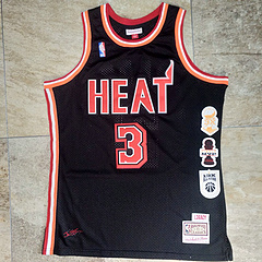 Dwayne Wade Miami Heat Black 3 MN