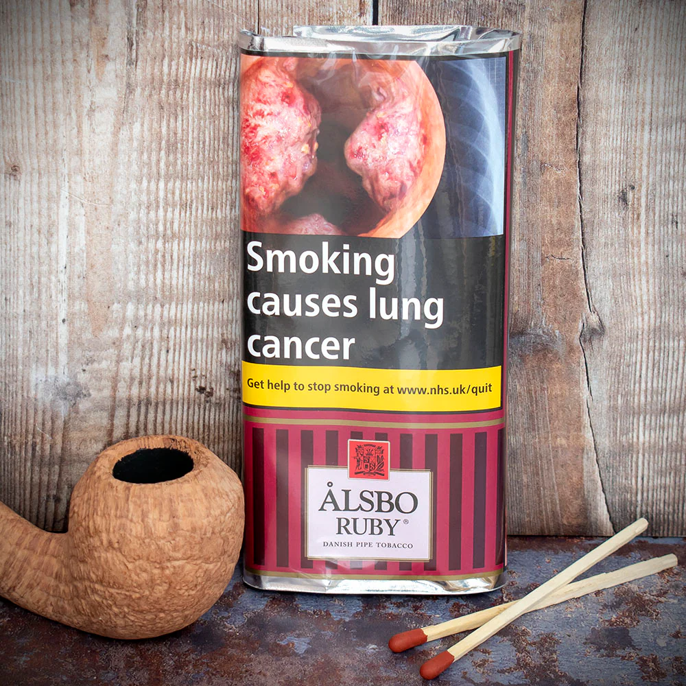 Alsbo Ruby (Cherry) Pipe Tobacco - 50g Packet