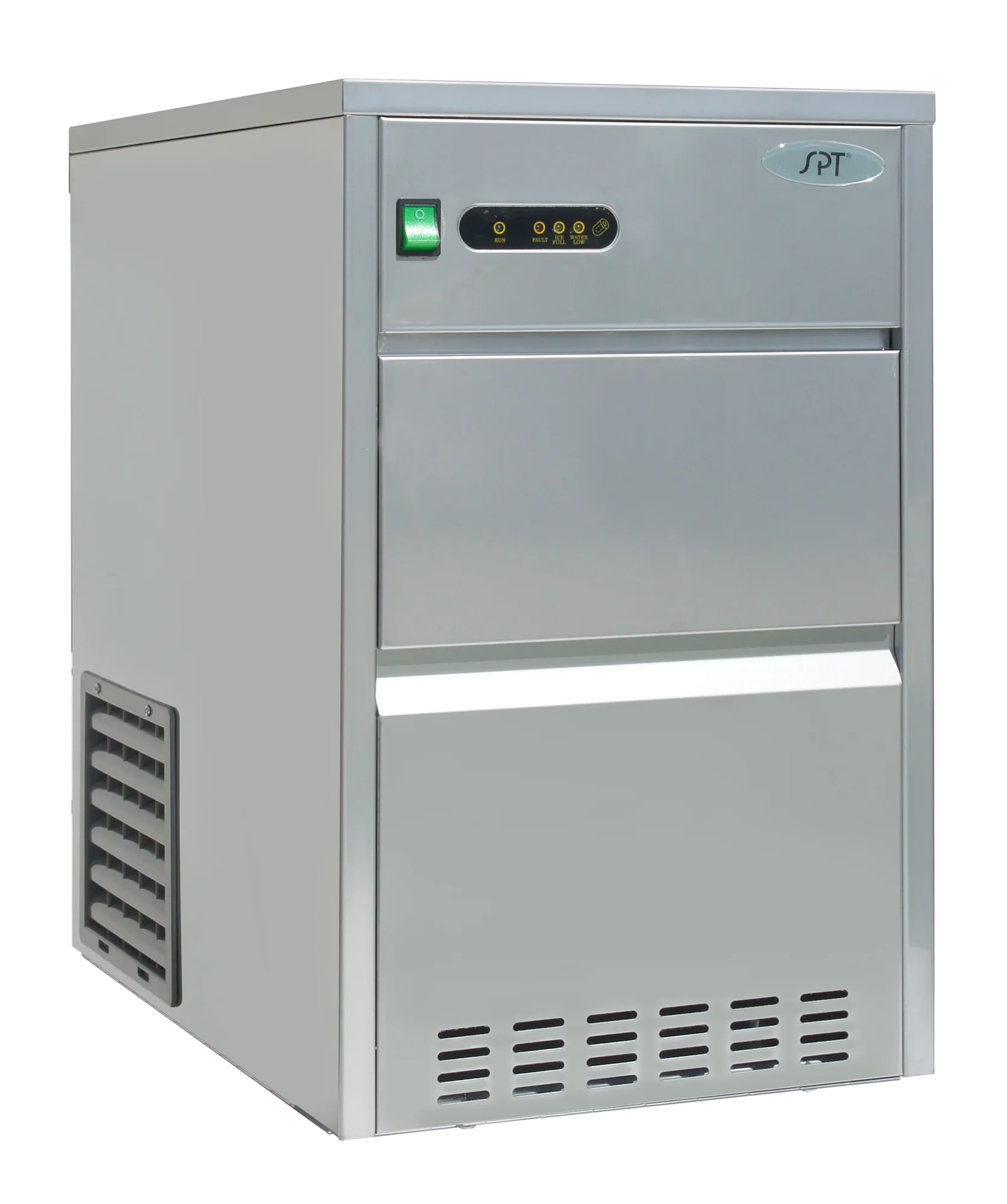 Sunpentown 66 lbs automatic stainless steel ice maker