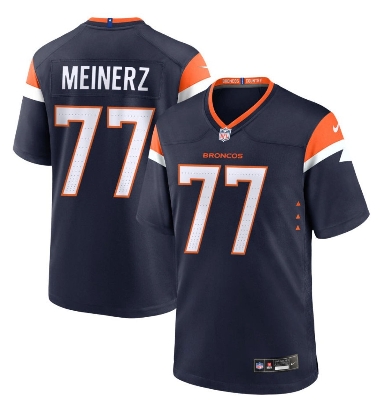 Quinn Meinerz Denver Broncos 2024 Jersey