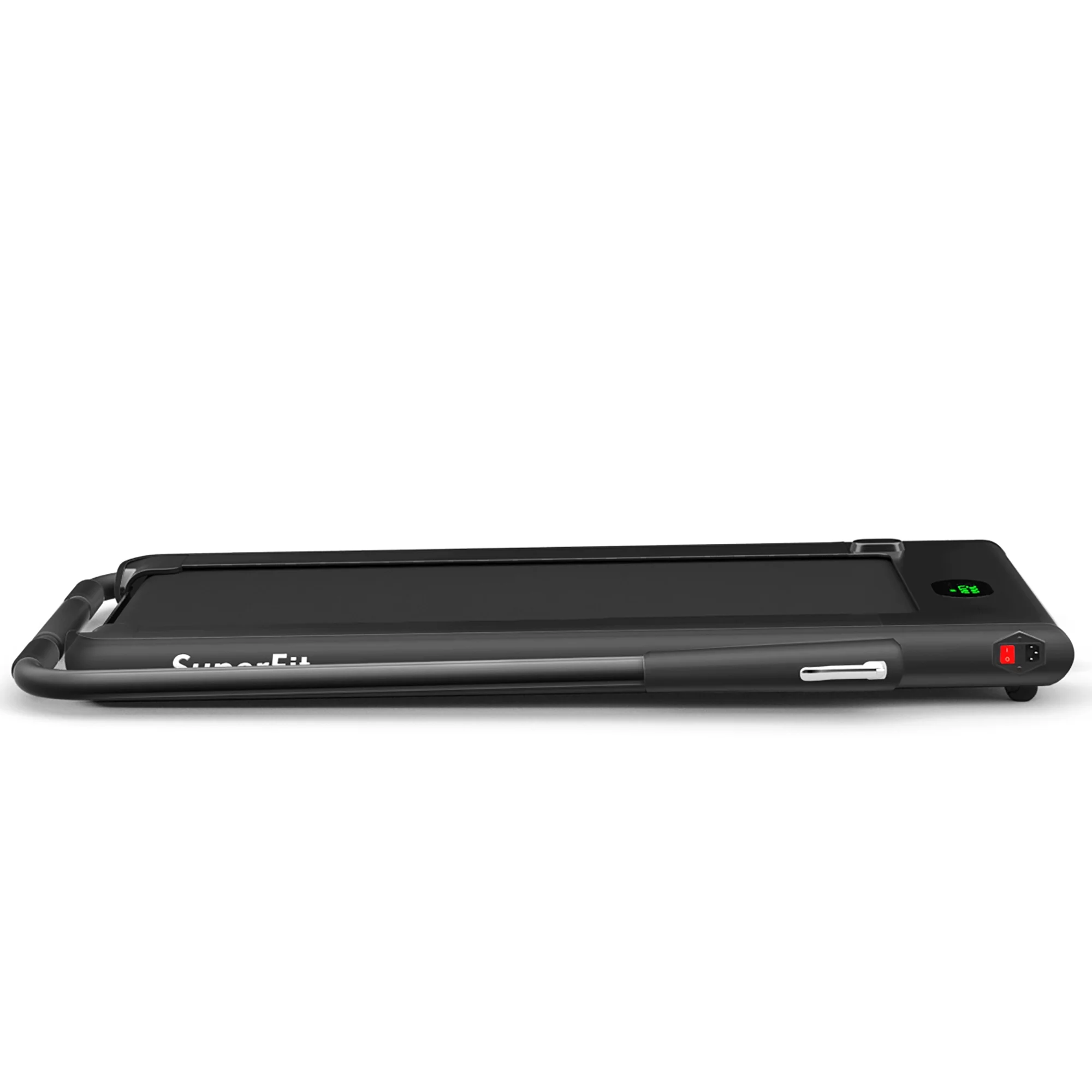 SuperFit Up To 7.5MPH 2.25HP 2-in-1 Folding Under Desk Treadmill W/Speaker Controller APP, Single Display Screen Silver