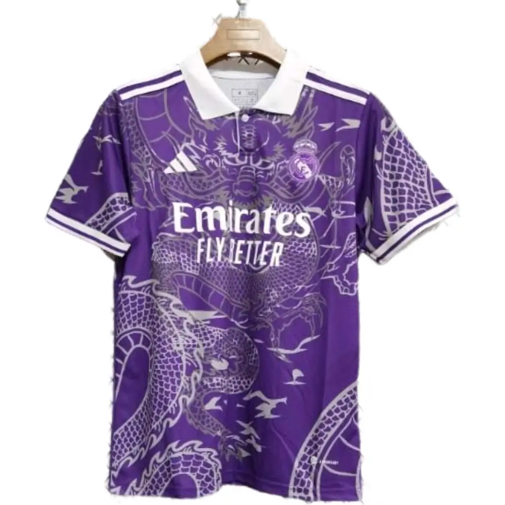 2023/2024 Real Madrid Chinese Dragon purple Football Shirt