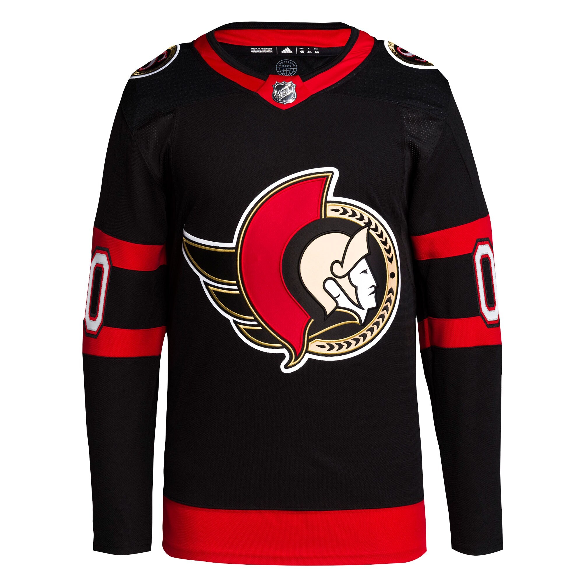 Ottawa Senators   Home  Primegreen  Custom Jersey – Black