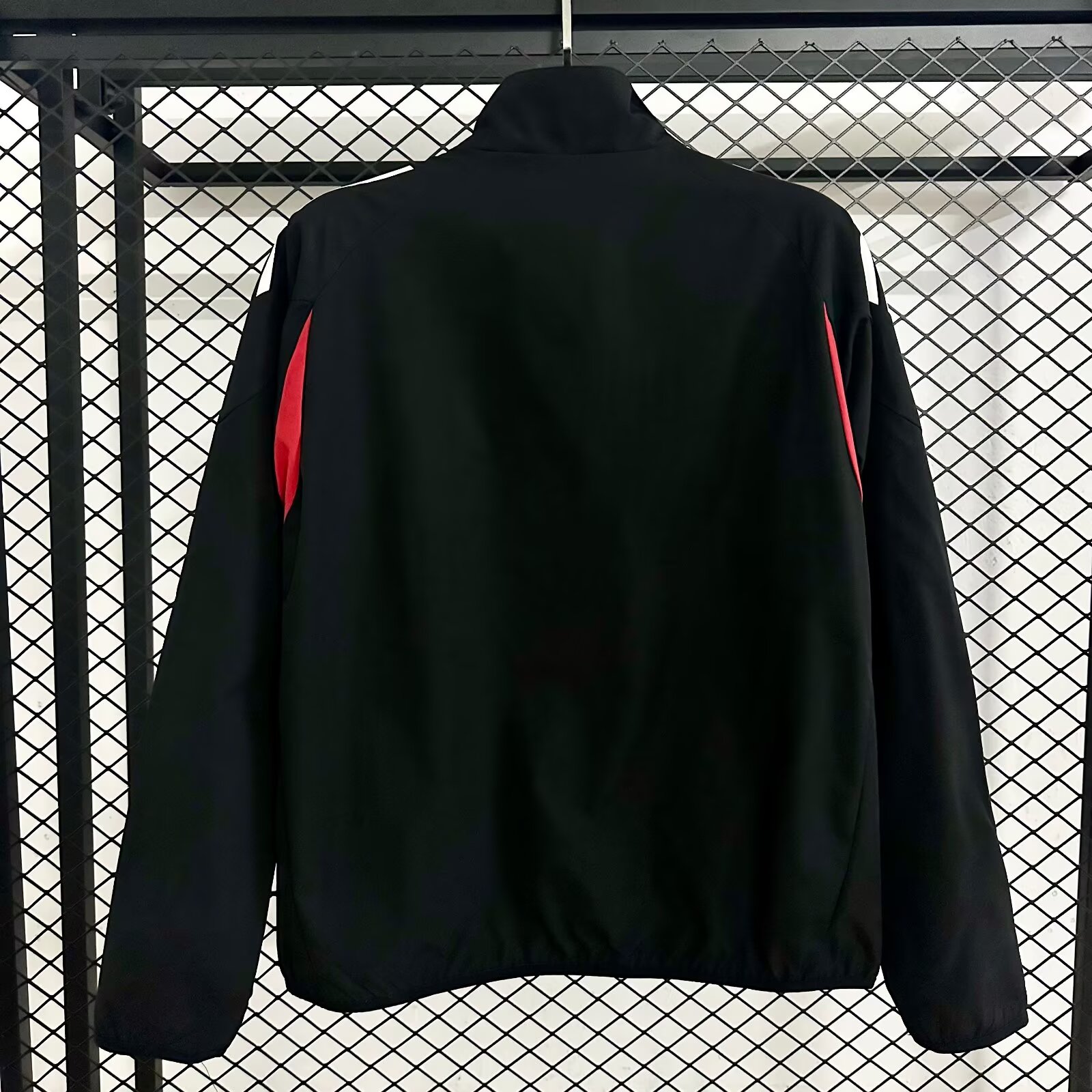 2025/26 Benfica Black Training Waterproof Windbreaker
