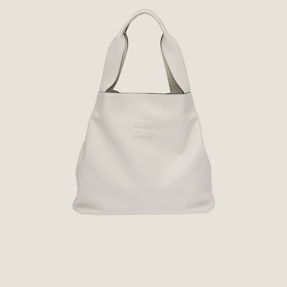 Leather hobo bag