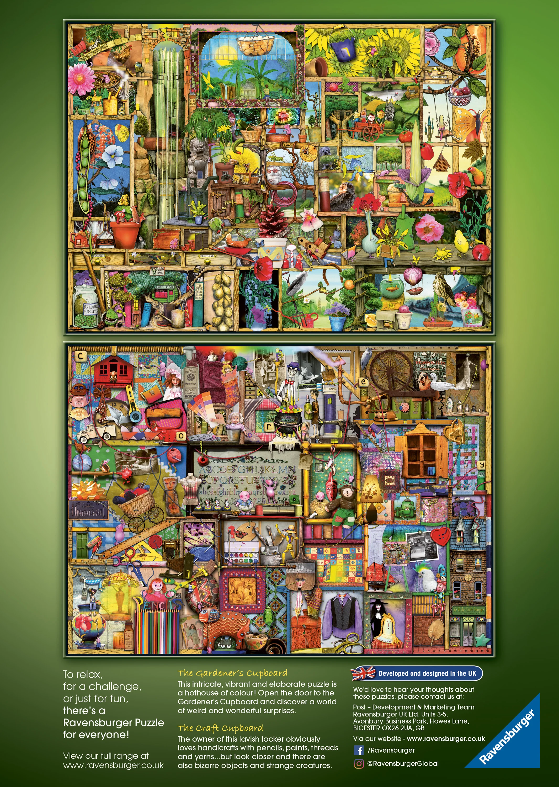 Wonderful World of Colin Thompson No.1 – 4 x 500 Piece Jigsaw Puzzle (Ravensburger)