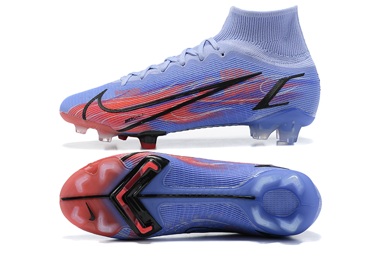 Assassin XIV High Top Mbappe Flames Exclusive Boots Fully Knitted Waterproof FG Football Shoes