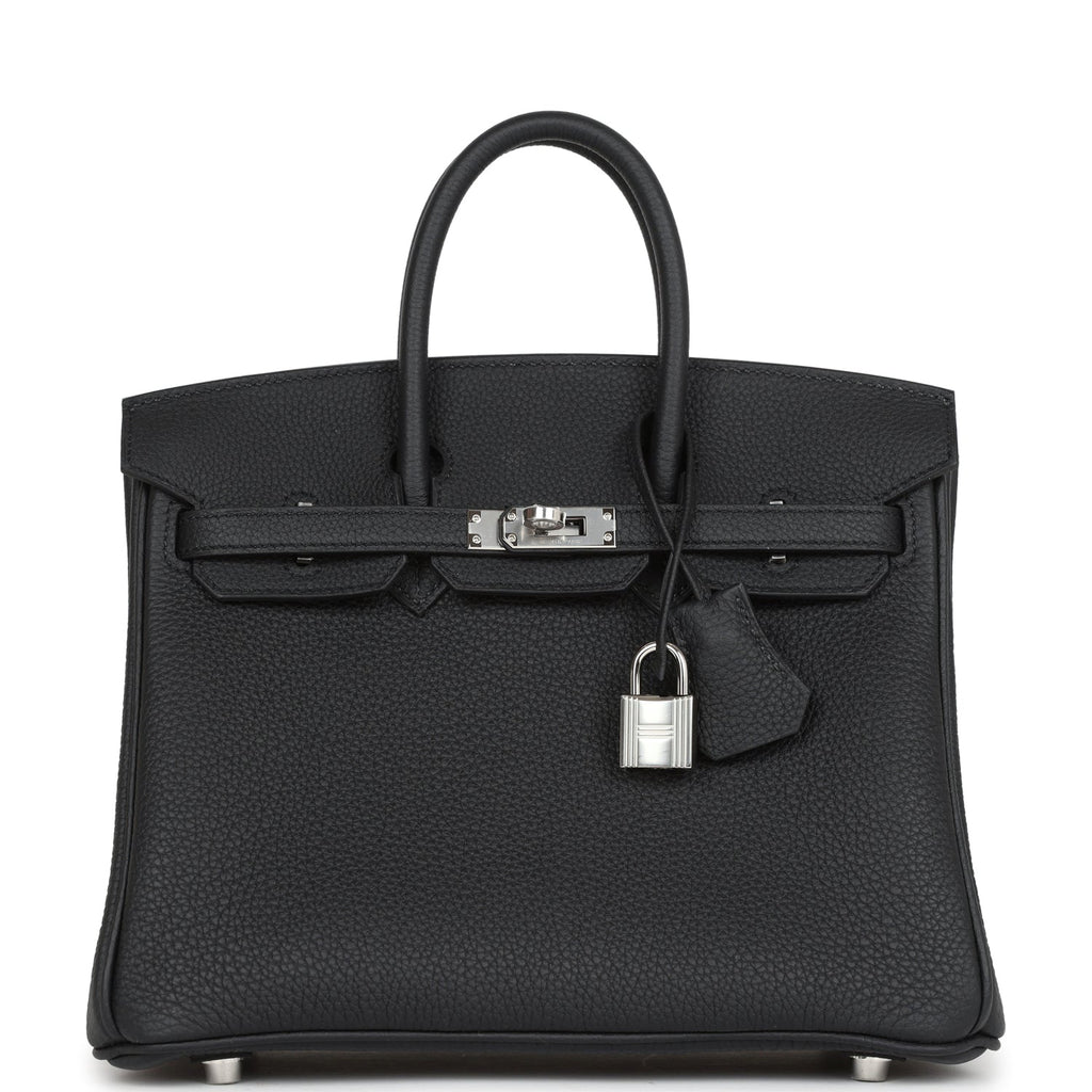 Birkin 25 Black Togo Palladium Hardware