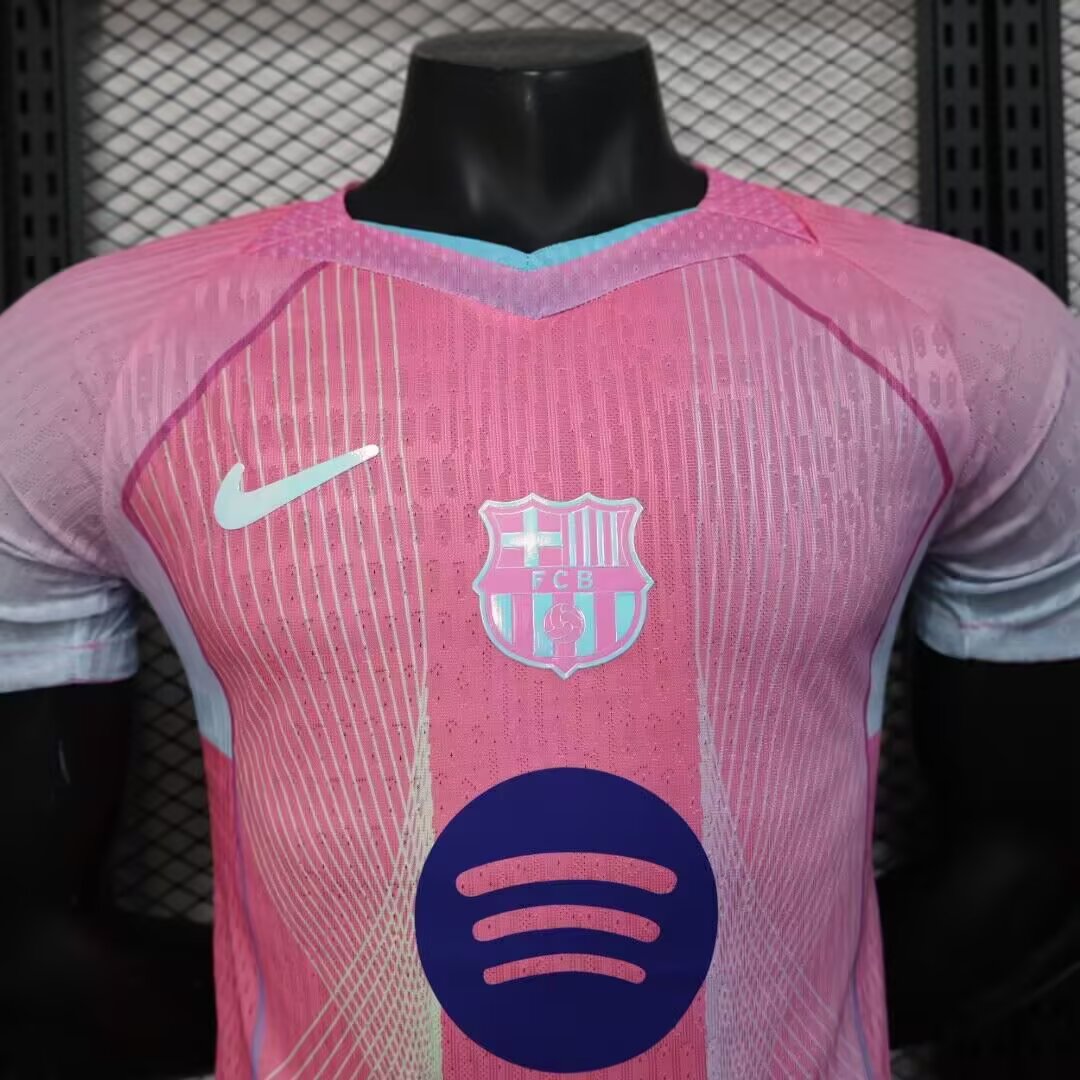 2025-26-Barcelona Special Edition Pink and White-Player Edition