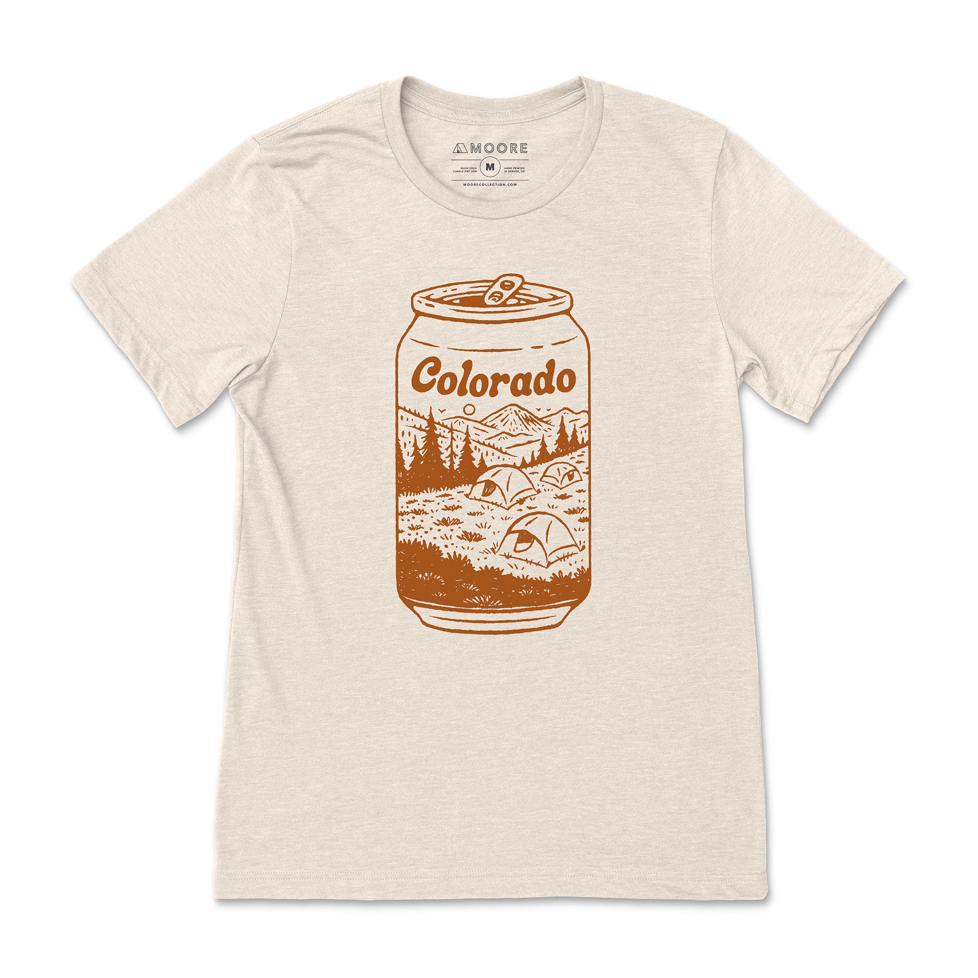Colorado Can Tee-Oatmeal