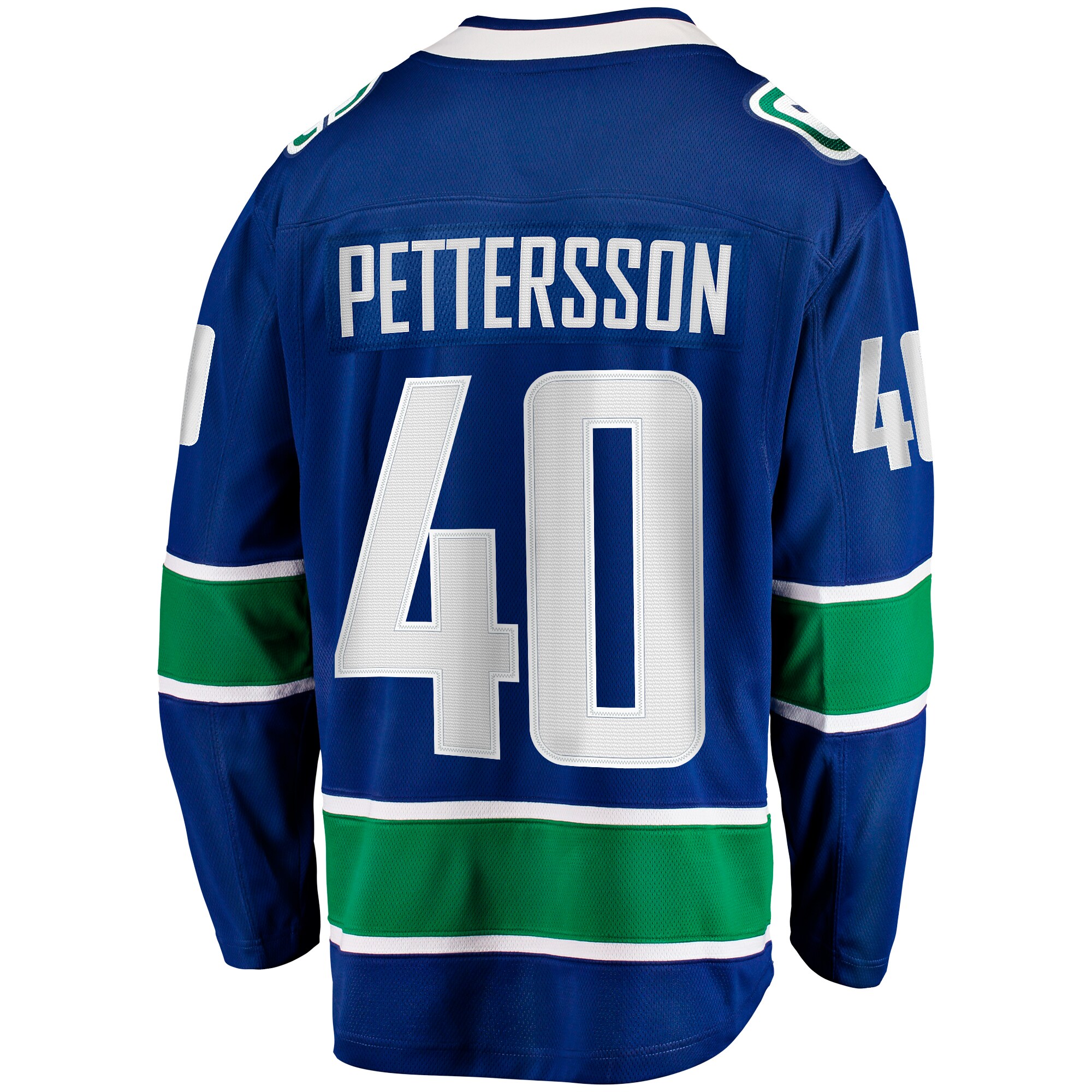Elias Pettersson Vancouver Canucks Fanatics Home Breakaway Jersey – Blue