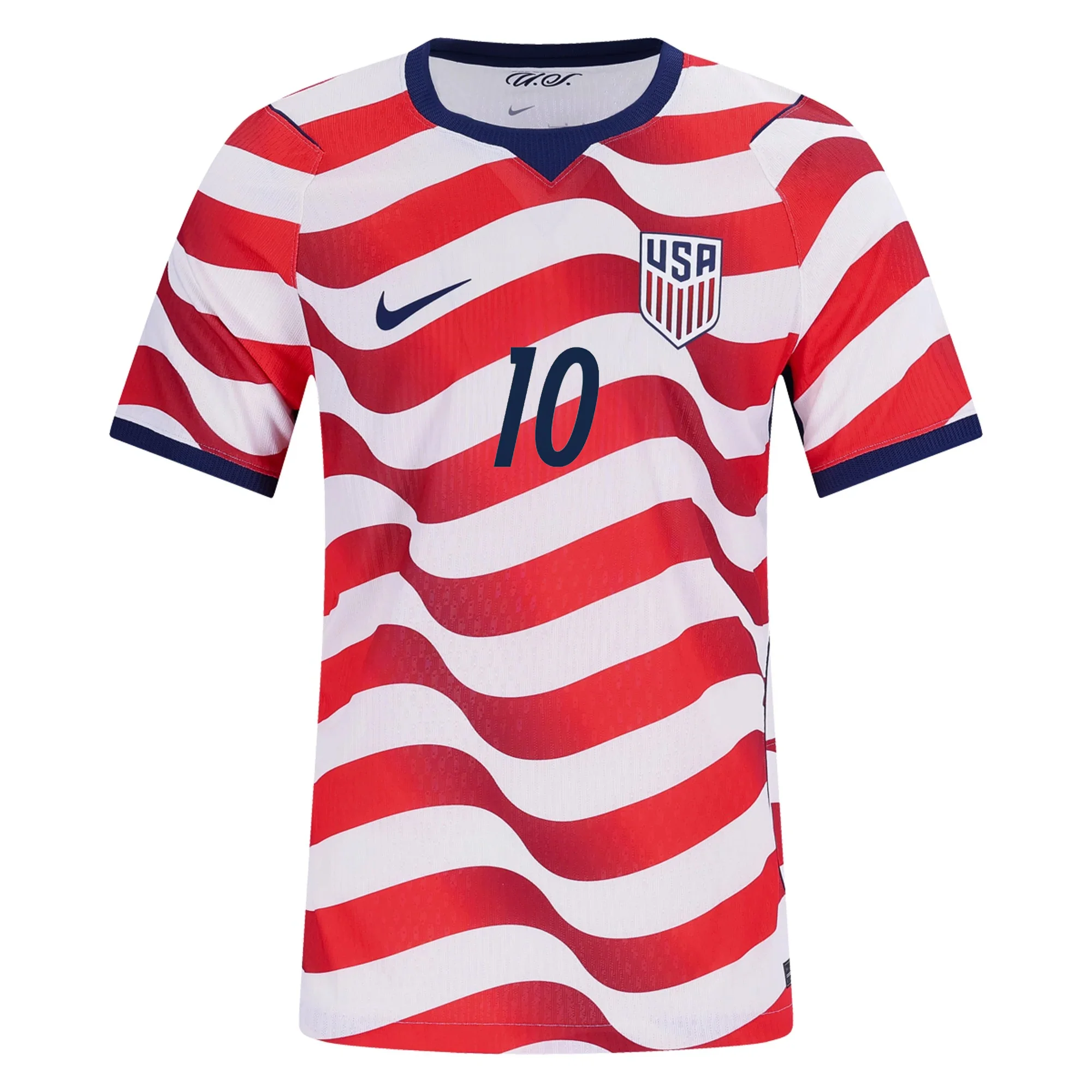 Nike Mens Christian Pulisic United States Match Authentic Home Jersey 2026 (Sail/Midnight Navy)