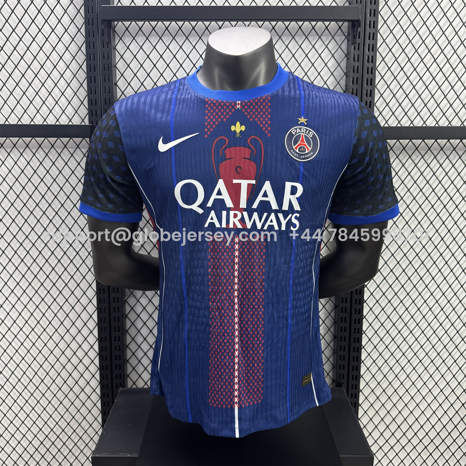 Paris Saint-Germain PSG 25-26 Champion Blue Special Edition Jersey With Star - Player Version